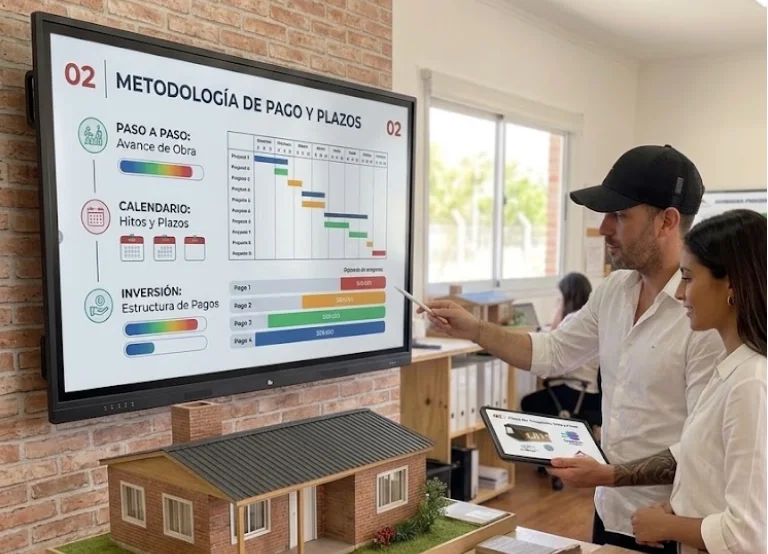 Casa Modelo y Firma de Contrato